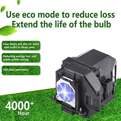 KAIWEIDI Replacement Projector Lamp for ELPLP97/V13H010L97 Epson Powerlite Home Cinema 2350 2250 2200 2150 2100 1080 1060 880 760 660,1288 1286 2247U 2142W 982W,EX5260 EX5280,VS250 Projector Bulb