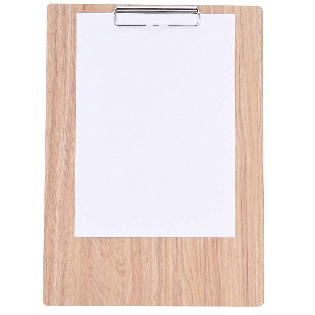 HERCHR Appunti per schizzi in legno, tavola da Disegno in Legno per artisti 8K, Impermeabile Viaggio Pittura Tavola, Blocco da disegno in legno Con Clip in metallo per Classe Studio