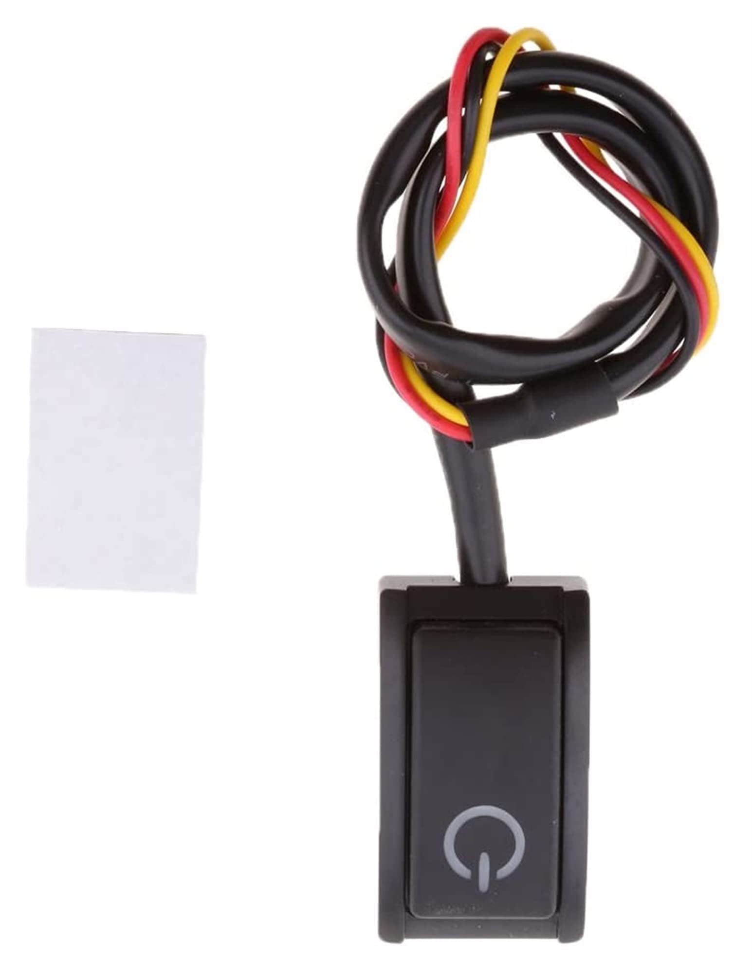YANGQI yaoqijie Bouton Poussoir Noir 12V 200MA Noir/Off Auto Intérieur Dash 2pcs Lasting
