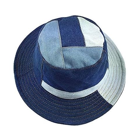 Denim Bucket Hats Unisex Trendy Summer Beach Sun Hats for Women Men Lightweight Packable… Cover