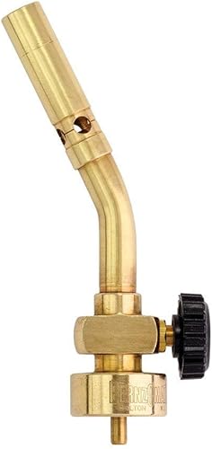 BernzOmatic Uso básico UL2317 Latón Lápiz Llama Propano Antorcha Cabeza (Edición Limitada)