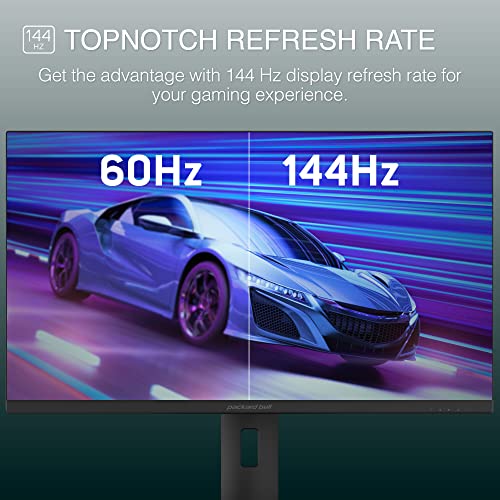 Packard Bell 28 Inch Gaming Monitor, 3840 X 2160-4K Monitor, Ultrawide Monitor Gaming Pc, 144Hz Monitor 1Ms Response Time Computer Monitor, Freesync And G-Sync Pc Monitor, Led Light, Ergonomic Stand #TOP2