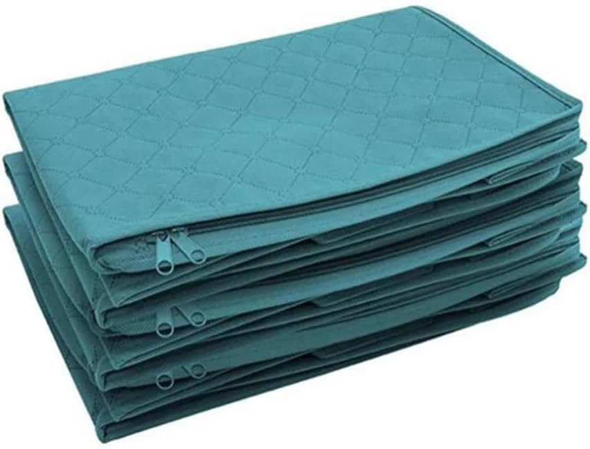 3 Large Storage Box Zip Cover Window Folding Storage Box Bedroom Shelf Closet Cloth Toy Cloth Folding Goods (D As shown)