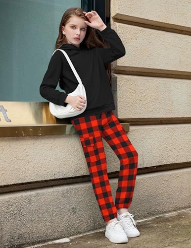 Image of Arshiner 2 Pieces Girls Outfits Fall Sweatsuits Sweatshirts and Sweatpants