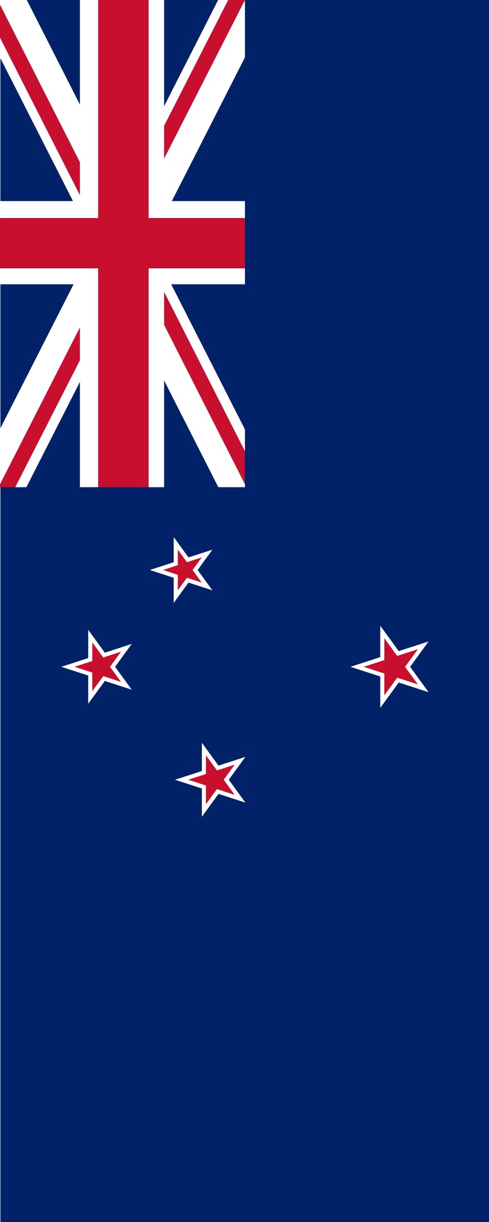 Drapeau Nouvelle-Zélande vertical 300x120cm pour pavoiser vos événements