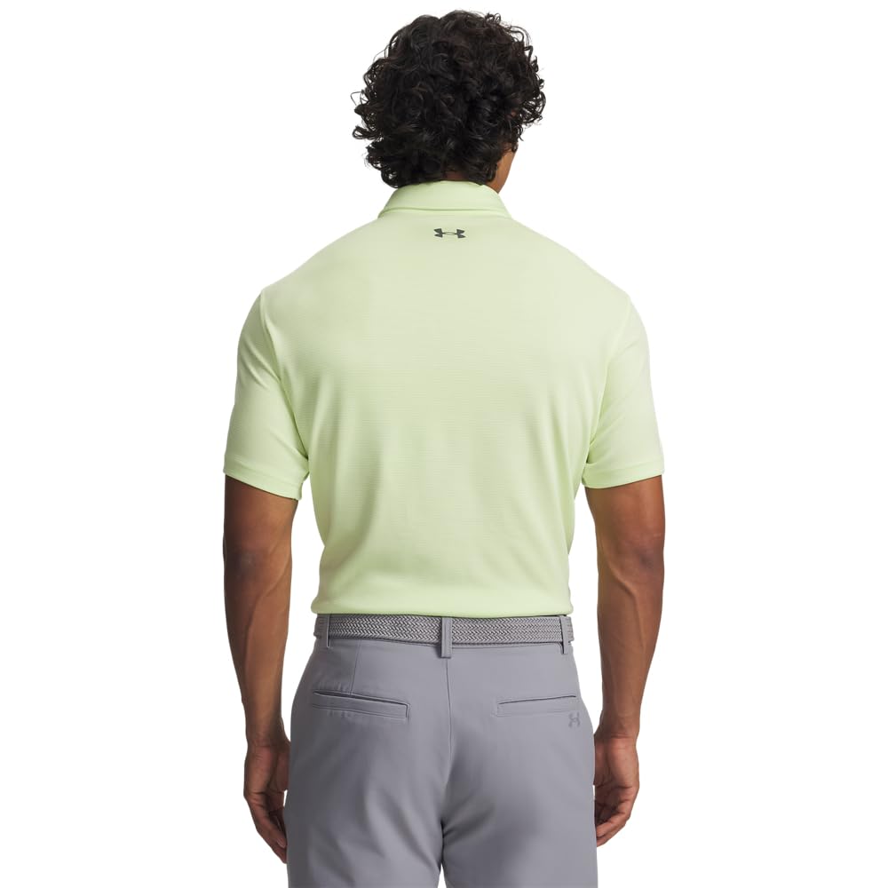 Under Armour Tech Golf-Poloshirt für Herren, (392) Fade Green / Pitch Gray, 4X-Groß – Ansicht 2