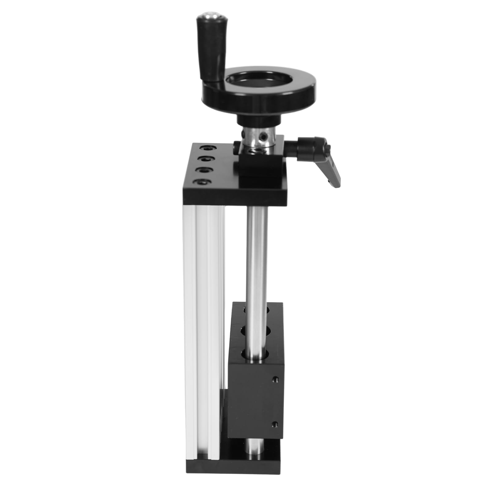 Actuador Lineal Manual de 100 mm con husillo de Bolas y riel Lineal, Eje óptico Doble, actuador Lineal Manual con Volante, Mesa Deslizante Manual para Equipos mecánicos