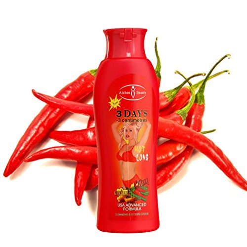 Fat Burning,Lotus.flower 200ml Hot Chilli & Ginger Slimming Cream Thin Slimming Fast Lose Weight Burn Fat (200ml)
