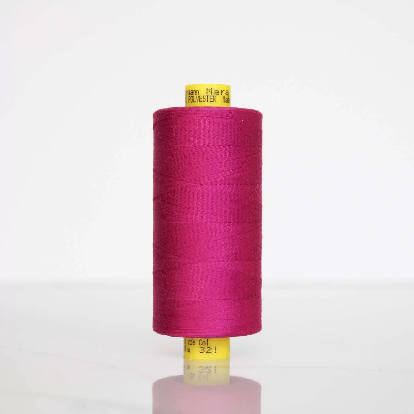 Gutermann Mara 120 All-Purpose Polyester Sewing Thread β 1000m Spool, UV Resistant, Silky Shine, Tear & Abrasion Resistant β Perfect for Sewing Machines or Hand Sewing/Colour-321