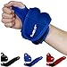Movit® Jeu de 2 Poids de 1kg lestés pour Poignets en néoprène Bleu avec Boucles pour Le Pouce
