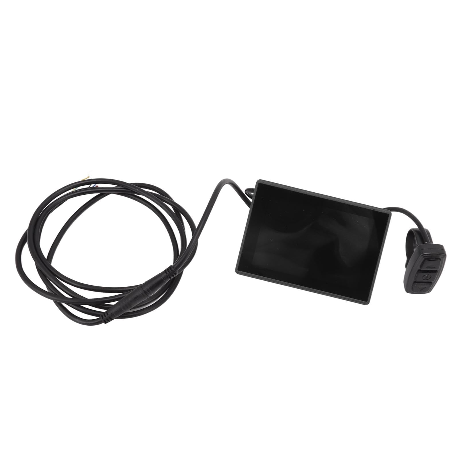 Buachois Pantalla LCD para Bicicleta eléctrica con Conector de 5 Pines