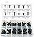 Swordfish 60030 Universal Auto Body Shield Retainer Fastener Clip Assortment, 168 Piece