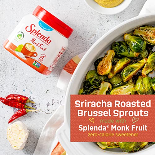 Splenda Monk Fruit Zero Calorie Plant Based Granulated Sweetener Jar, 9.8 Oz #TOP5