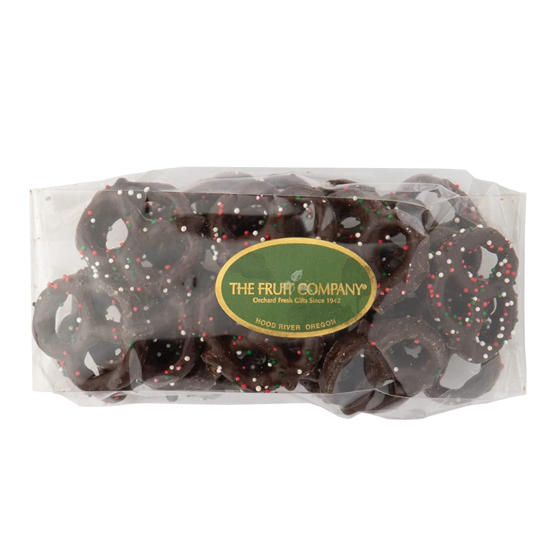 The Fruit Company Chocolate-Covered Comice Pear Duo, Indulgent Chocolate-Covered Fruits, Healthy Snack and Fresh Fruit Gift, Gift for Birthdays, Anniversaries, and More