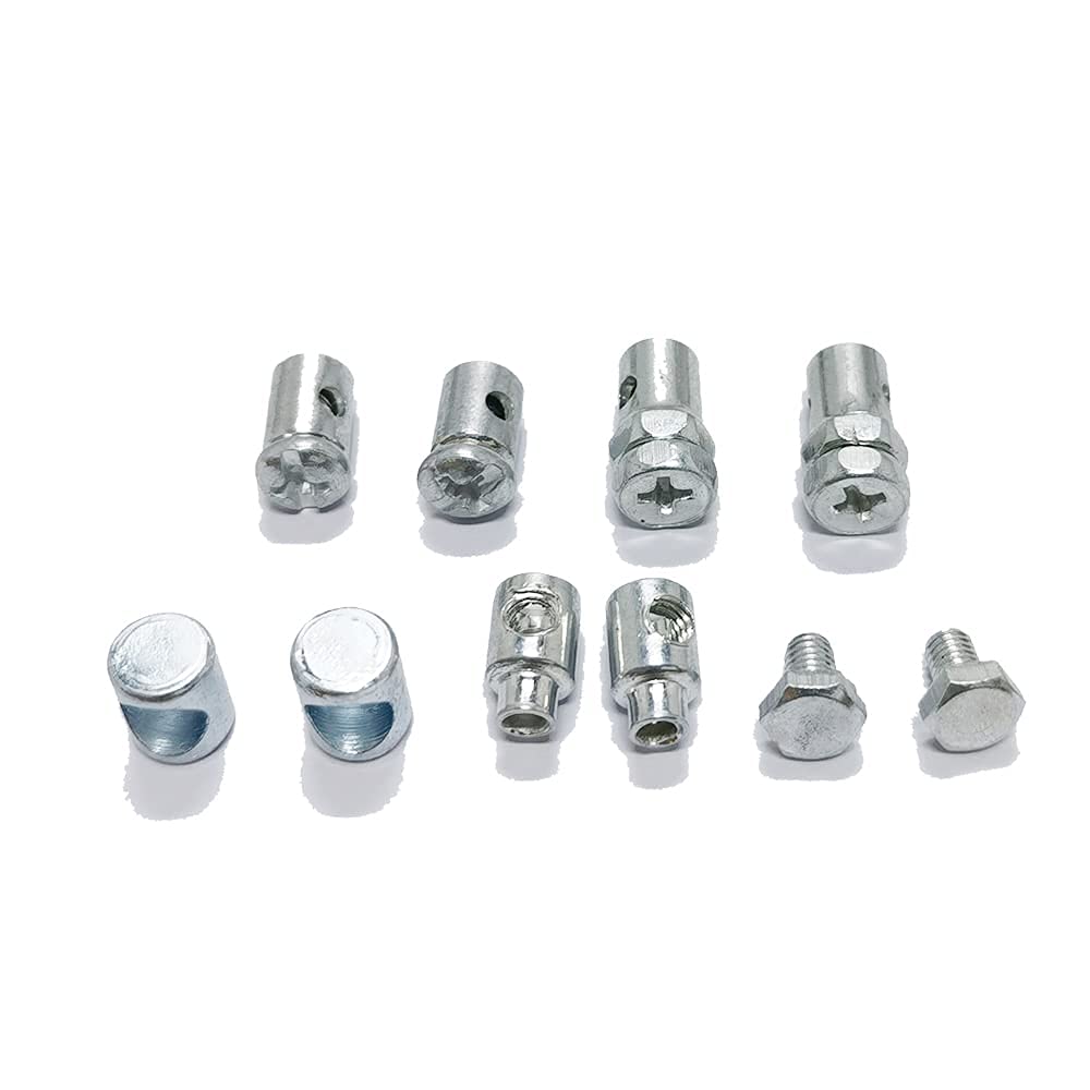Kit Cavi Universali Per Moto – 2 Cavi Da 2m (1.38mm E 1.96mm) Con 9 Connettori, Per Frizione, Acceleratore E Freno