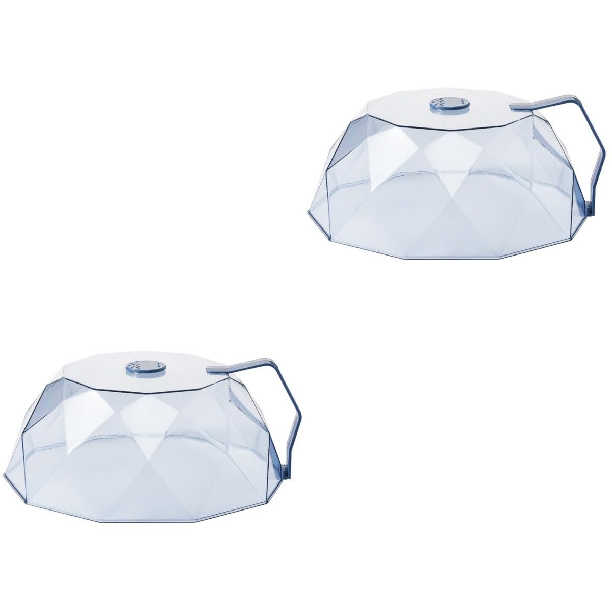 MAGICLULU 2pezzi Coperchio Per Microonde Antispruzzo Copertura Per Piatto Con Venti Di Vapore Resistente Alle Alte Temperature Per Conservare Alimenti e Avanzi Sicurezza