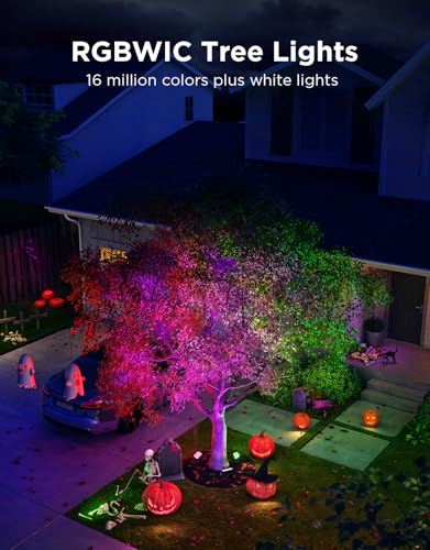 Image of Govee Outdoor Tree Lights 3-Pack Bundle Govee Outdoor Pathway Lights 2 Lite 8 Pack