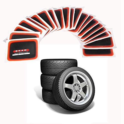 Nikou Reifenflickens - 20PC Universal-Auto-Motorrad-Radialreifen Reifen-Reparatur-Patch (Größe : KDS-08)
