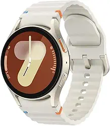 Samsung Galaxy Watch7 Smartwatch 40mm LTE, Galaxy AI, Tela em Cristal de Safira, GPS de Dupla Frequência, Monitoramento avançado de saúde, sono e de coração, Processador de 3nm - Creme