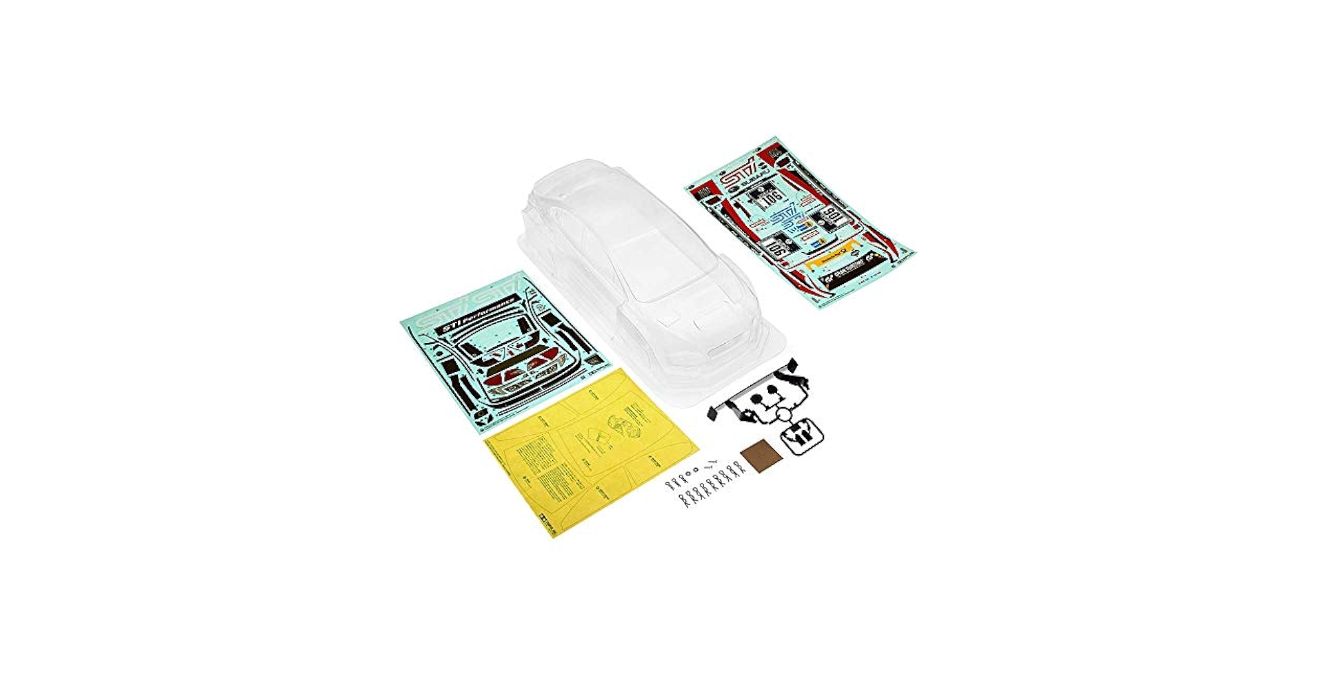 Amazon.com: Tamiya Subaru WRX STI NBR Challenge Body Parts