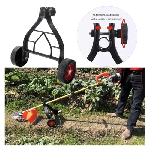 Roues de tondeuse à gazon réglables et support ergonomique universel - 2