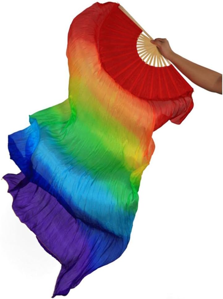 Women Iridescent Easy Folding LED Belly Dance