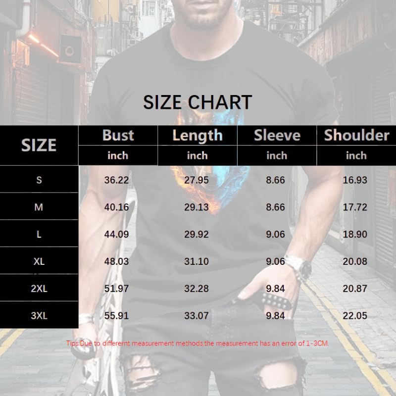 ZOCANIA Men's Print Graphic T Shirt Fashion Animal Print Casual Cotton T-Shirts for Men Summer Cool Short Sleeve Tops3