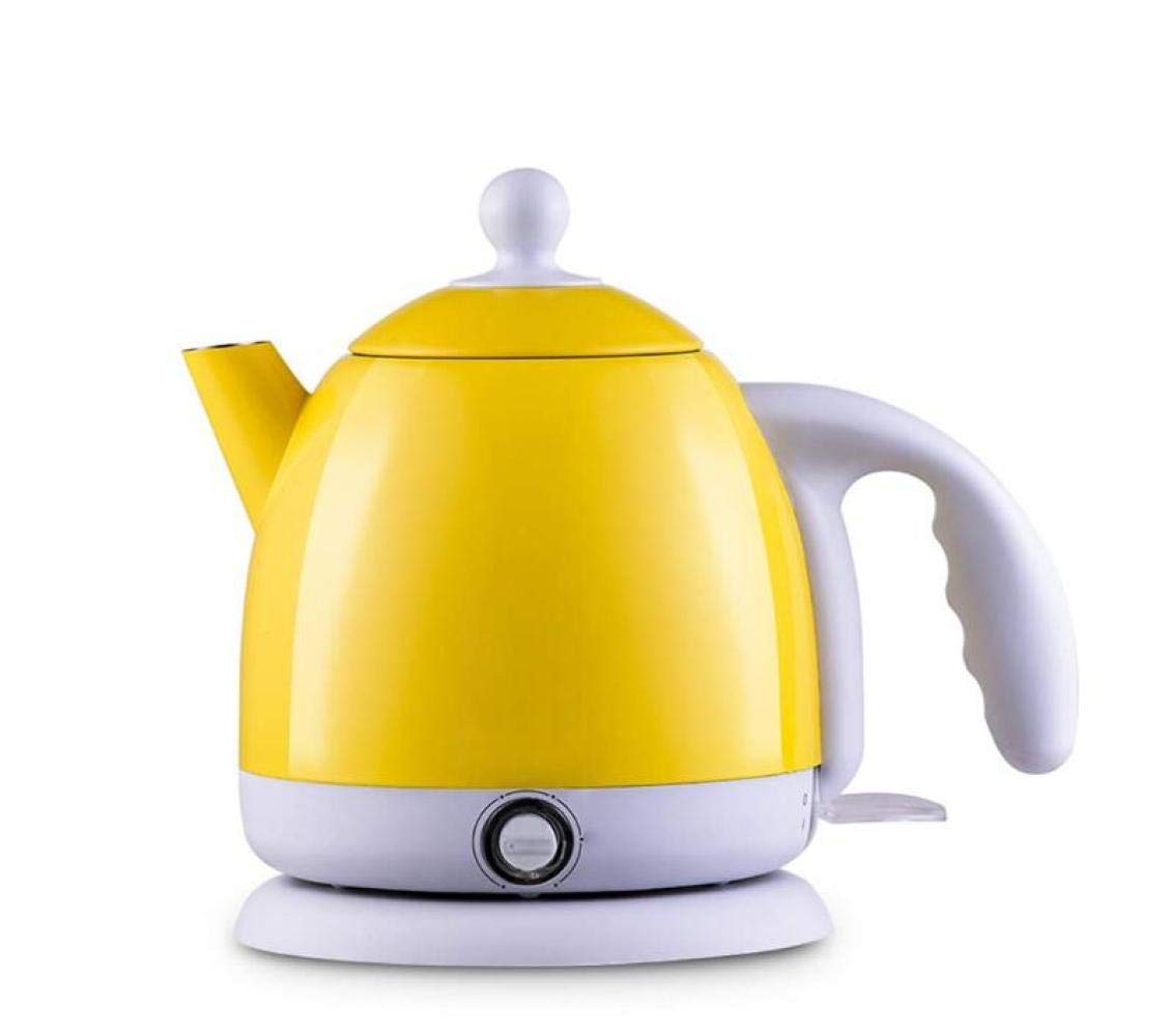 Bouilloire électrique portable mini capacité jaune pour le bureau