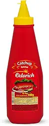 Catchup Tradicional Bisnaga Oderich 400G, Molho Tipo Ketchup Tradicional, Vermelho, Selecionado E Aromático, Textura Cremosa E Sabor Levemente Adocicado, Pronto Para Consumo Em Lanches E Refeições, Tr