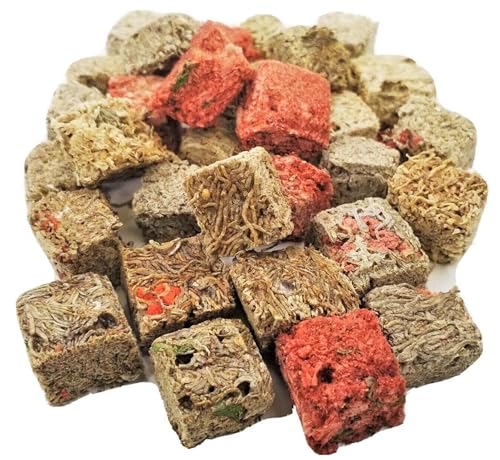 Aquatic Foods Inc. Freeze Dried California Blackworms, 6-Type Variety of Blackworms, with Spinach...