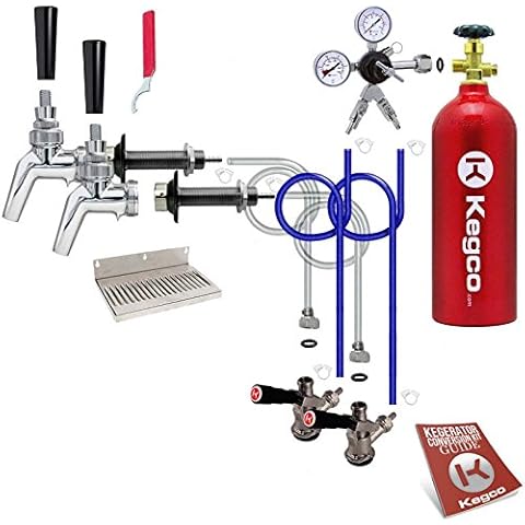 Kegco 3P2PSCK-5T Kegerator Kit, Edelstahl Cover