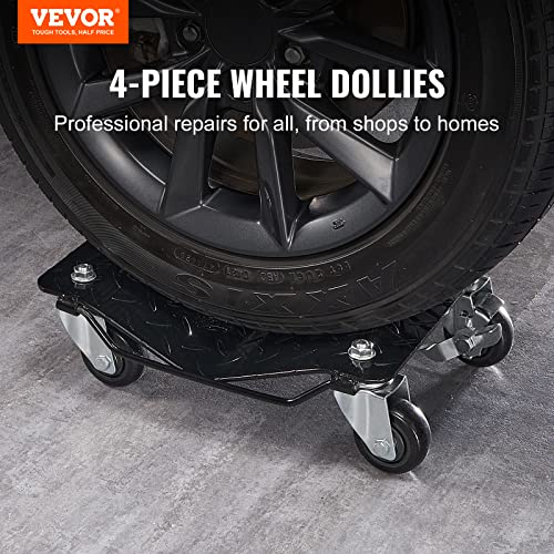 Vevor 4 PCS 1500 WHEEL DOLLY Wheel Dolly, 6000 Lbs/2722 Kg Car Moving Dolly thumb #1