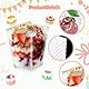 VFANDV Desserttassen Set, 25 Stück aus 160ml Wiederverwendbar Quadratischer Desserttassen, Plastikbecher, DIY Dessertschalen für Pudding Mousse Eiscreme Dessert Party