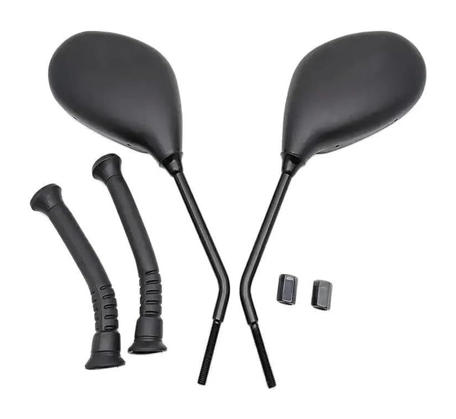 Latéraux Rétroviseurs pour WH100 50cc 125cc 110cc SCV SCR 100cc 90cc 150cc pour VTT Dirt Vélo 8 Mm M8 Motocross Scooter Mobylette Rétroviseur