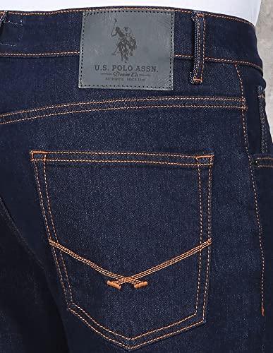 Image of U.S. POLO ASSN. Denim Jeans for Men - Slim Tapered Fit, Mens Jeans for Office & Regular Wear
