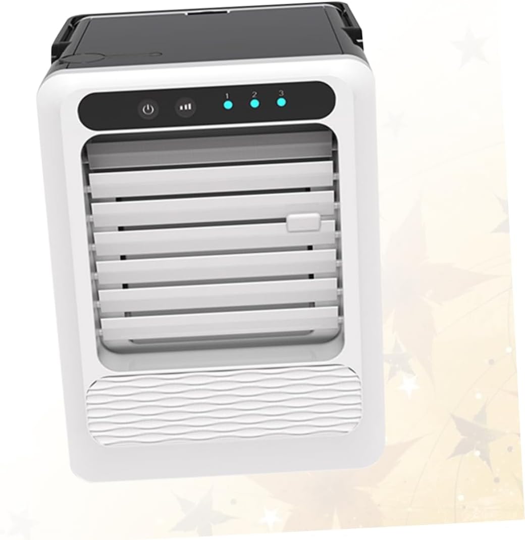 Mikinona Mini Usb Air Cooler Fan Humidification Wind Settings Compact Design for Home Office and Outdoor Use Efficient Cooling