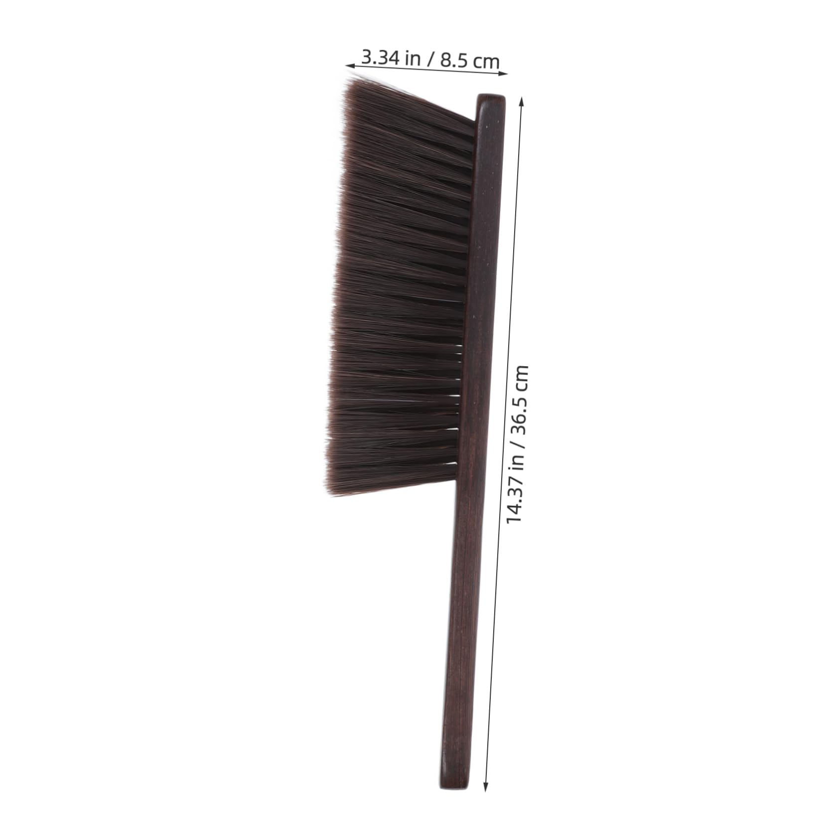 Ciieeo Ergonomic Wooden Handle Dust Brush Soft Bristle Bench Brush for Handheld Broom Cleaning Brushes for Household Use