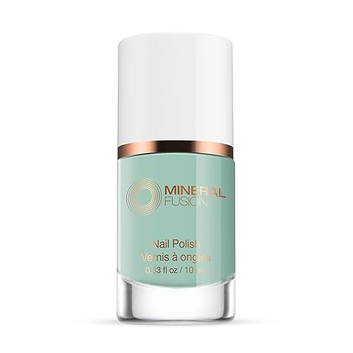 Mineral Fusion Esmalte de uñas, verde pálido claro, menta para ser menta para ser de 0.33 onzas líquidas (paquete de 1)