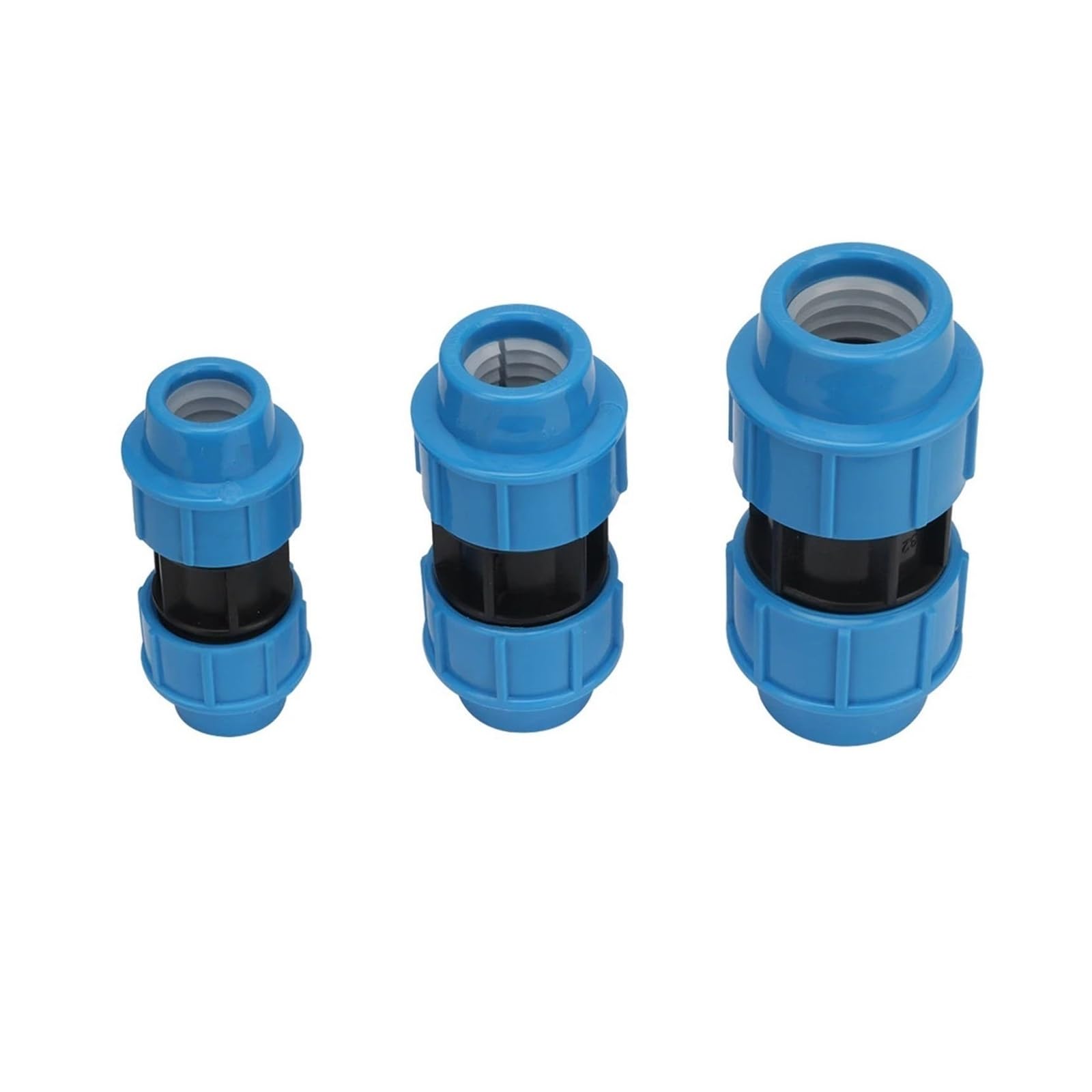 Złączki rurowe PE do bezpośredniego łączenia tworzyw sztucznych o średnicy 20/25/32 mm, proste, szybkiego montażu, majsterkowania, 5 szt(32mm 5PCS)