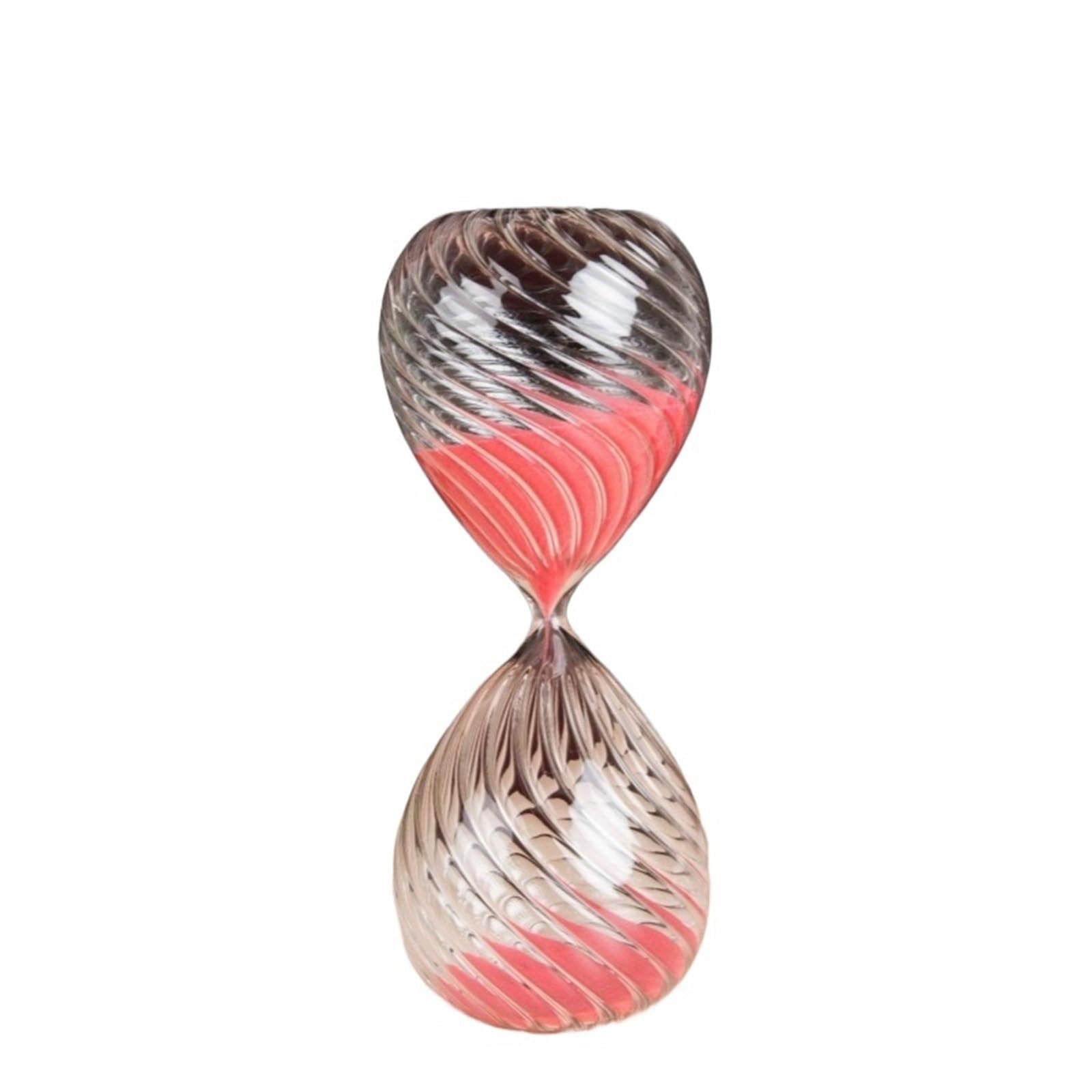 Hourglass Sand, Hourglass Sand Timer 2pcs Multicolor Glass 15-30min(Red,30min)
