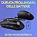 immagine 4Logitech G305 Mouse Gaming Wireless Lightspeed, Sensore HERO, 12000 DPI, Design Leggero, 6 Pulsanti Programmabili, Durata della Batteria 250 ore, Memoria Integrata, per PC/Mac/Laptop - Lilla