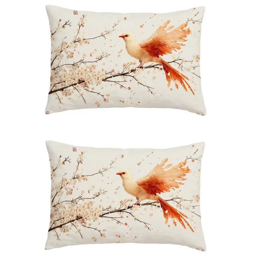 Housse coussin extérieur orange brûlée 50x90cm, l'idée cadeau décoration maison idéale