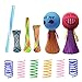 Autoau Resorte para Gatos 6pcs Resortes para Gatos en Espiral de Colores 4pcs Muelle Colorido Juguete 2 Elfos rebotando Utilizado para Que Los Gatos Reboten, Golpeen, Atrapen, Muerdan