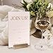 Jdgbo Join Us Party Invitations, Minimalist Invitation Cards, 25 All Occasions Invitations With Envelopes, Invite Cards For Bridal Shower Wedding Graduation Birthday Party -003