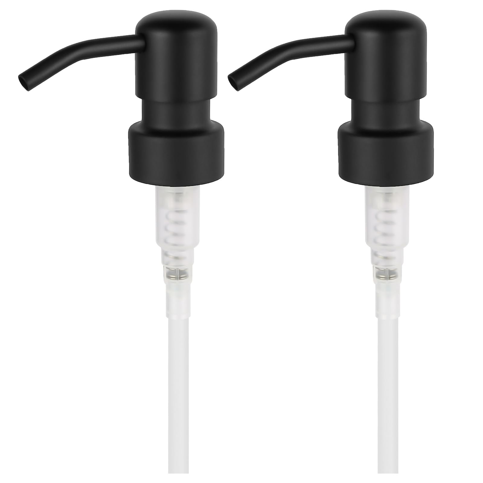 Pompe distributrice savon inox antirouille lot de 2 pour réparer flacon défectueux
