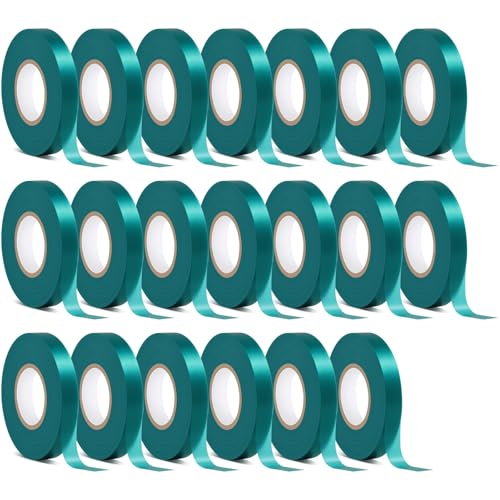 Cinta adhesiva verde para plantas, pack 20 rollos, 2700 pies miniatura 1