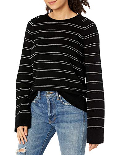 Vince Women's Railroad Stripe Long Sleeve