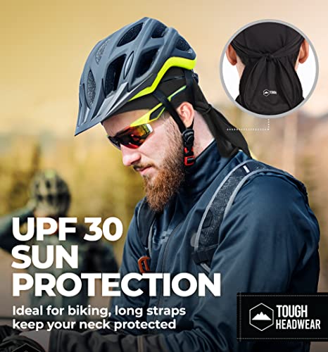 Tough Headwear Skull Caps - Head Wraps for Men - Summer Mens Dreads Do Rag - Cooling Helmet Liners - Hard Hat Liner, Du Rag - Workout, Cycling, Motorcycle Pirate Bandana - Thumbnail 5