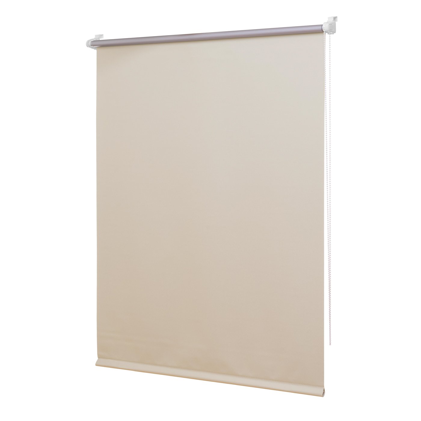 Ventanara® Verdunkelungsrollo ohne Bohren Klemmfix Thermorollo Creme inklusive Klemmträgern 100 x 150 cm
