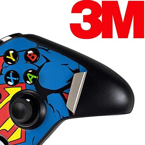 Skinit Decal Gaming Skin Compatible with Xbox One Controller - Officially Licensed Warner Bros Superman Chest Design